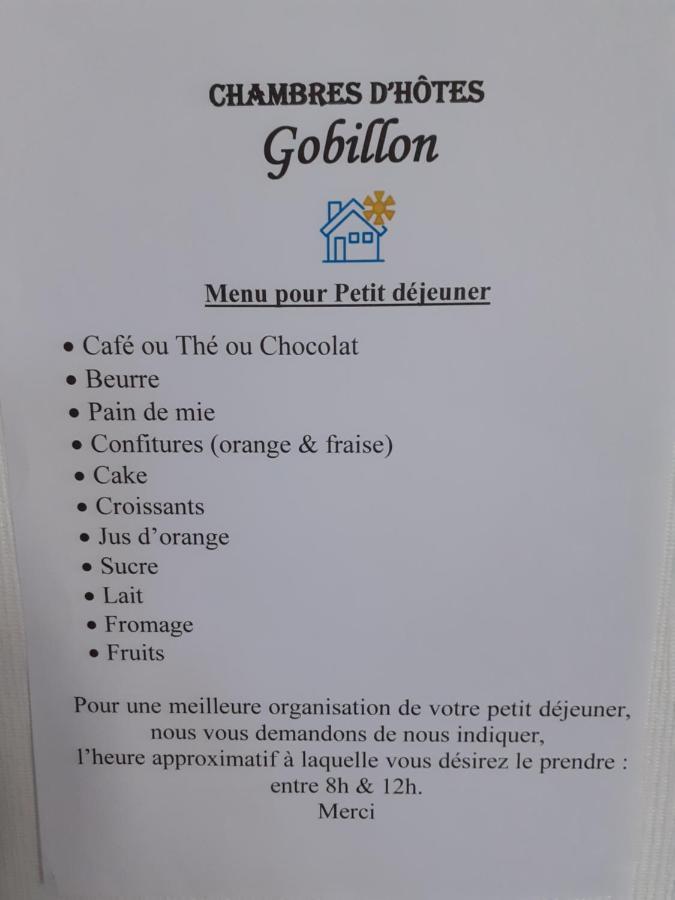 Chambres D'Hotes Gobillon Maintenon Eksteriør billede